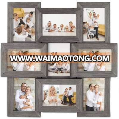 Durable gallery-style frame wooden picture frames box glass wholesale