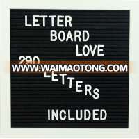 Wooden letterboard Advertising felt Letter Board 10 x 10 inch