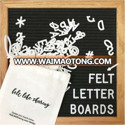 10*10 inch felt letter board changeable letter board